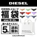 ★DIESEL ディーゼル レディース★バラエティー&セクシー お任せ5枚セット アンダーウェア 下着 ショーツ福袋【日本サイズS~XL相当】【2カラー】die-l-i-00-100
