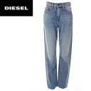 ★DIESEL ディーゼル レディース★ウォッシュ加工 ハイウエスト リラックスボーイフレンド ジーンズ デニム パンツ【KAMERON】【W23〜28】【L30】【ミディアムインディゴ】die-l-p-a8-829 《メーカー希望小売価格26,400円》