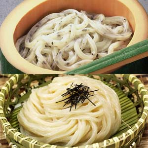 【送料無料】【夏季限定】ネット限定！ごま切りうどんvs国産小麦うどん薫食べ比べセット讃岐うどんで残暑を乗り切ろう！【楽ギフ_のし】風味抜群！とってもヘルシーな讃岐うどん(さぬきうどん)！今なら送料無料/UDON