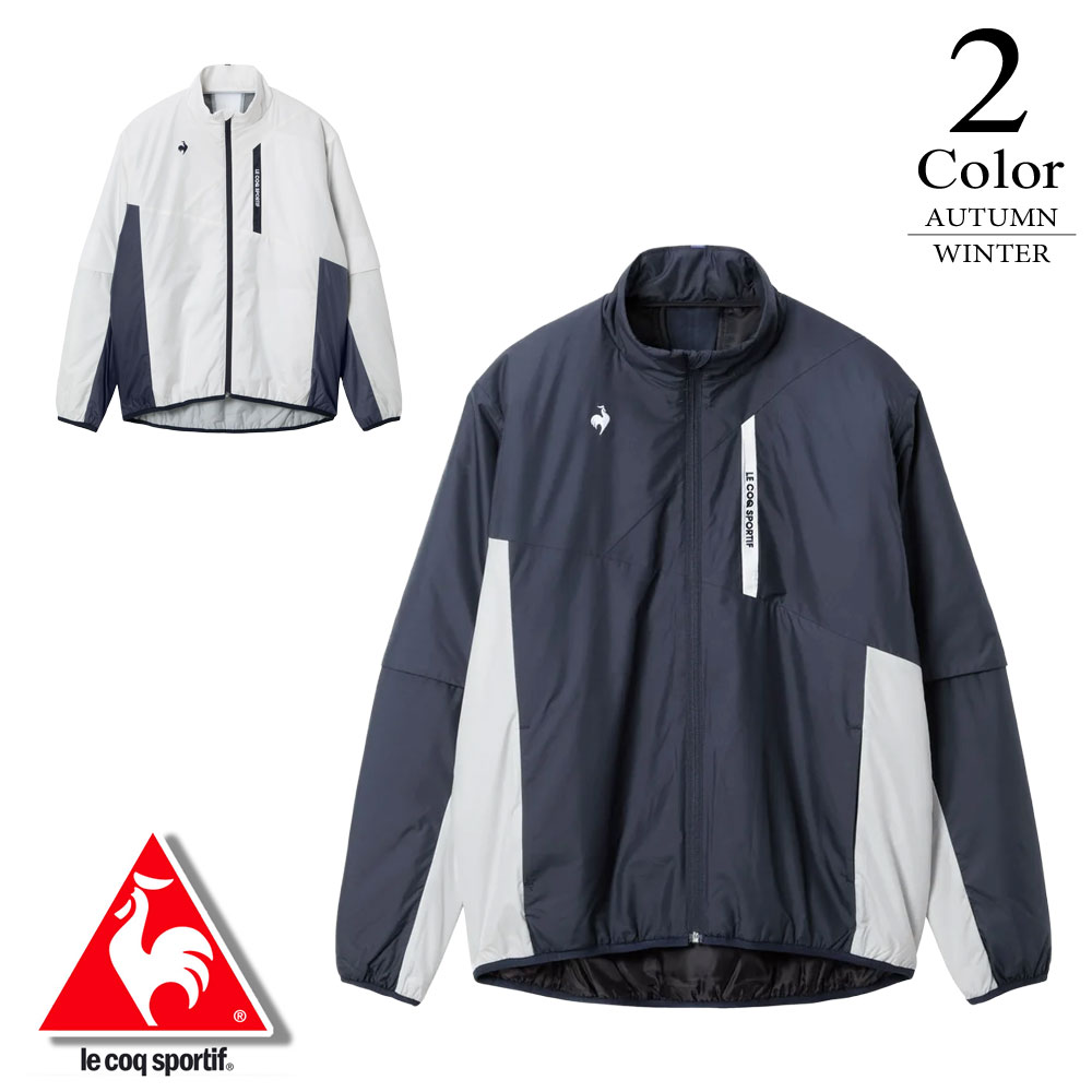 ルコック ゴルフウェア ヒートナビストレッチ中わたプレーブルゾン lg5fwb51m 【L寸：メンズ】Le coq sportif GOLF ゴルフウエア アウター メンズ【2025秋冬】【期間限定クーポン】【メール便】