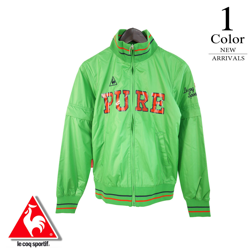 ▼ウィンドブレーカー〔袖デタッチャブル〕 【S/M/L寸：レディース】ルコック ゴルフ Le coq sportif GOLF ゴルフウェア アウター レディース【秋冬モデル】【55％OFF】【SALE】
