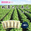 【新漬たくあん】ミニ 5個セット