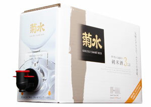 【大人気商品】3000mlの大容量純米酒 菊水のスマートボックス