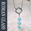 The Roman Glass Company ローマングラスカンパニーガラス&シルバーネックレス