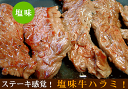 ステーキ感覚焼肉！柔らかビーフ塩味400g(味付牛はらみ肉200g×2パック)