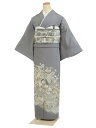 レンタル色留袖セット(身長:152~165cm位)グレー地【レンタル色留袖】【留袖レンタル】【往復送料無料】【smtb-k】【ky】【it-0035】