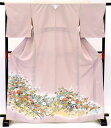 色留袖レンタル-730・フリーサイズ〔レンタル留袖〕〔貸衣装〕〔結婚式〕