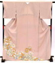 色留袖レンタル-729・フリーサイズ〔レンタル留袖〕〔貸衣装〕〔結婚式〕