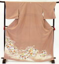 色留袖レンタル-735・フリーサイズ〔レンタル留袖〕〔貸衣装〕〔結婚式〕
