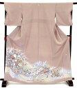 色留袖レンタル-723・フリーサイズ〔レンタル留袖〕〔貸衣装〕〔結婚式〕