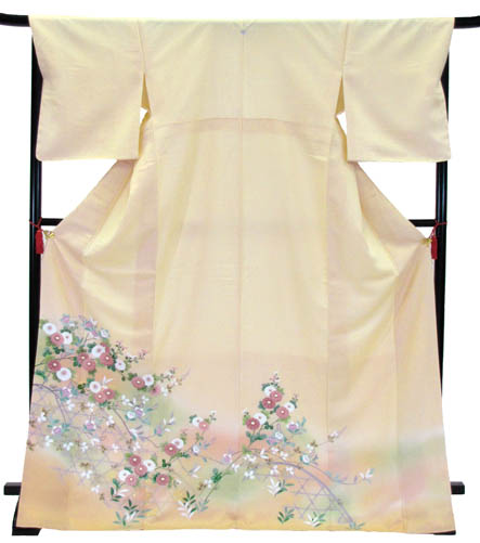 色留袖レンタル-765・フリーサイズ〔レンタル留袖〕〔貸衣装〕〔結婚式〕