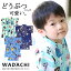 【LINE友達登録で10%OFFクーポン】wadachi 甚平 90cm 100cm 110cm 120cm 足立真人 動物 海の仲間 夏 甚平 女の子 3,036円