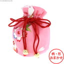 お子様用 巾着単品「ピンク色系×柄おまかせ」七五三 巾着バッ...