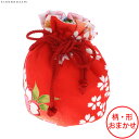 お子様用 巾着単品「赤色系×柄おまかせ」七五三 巾着バッグ ...