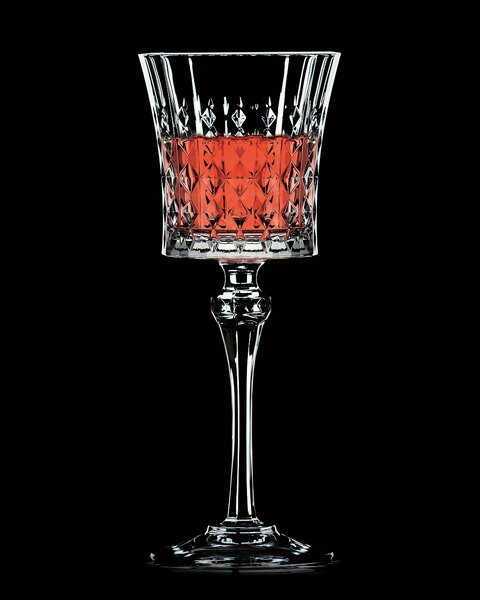 《フランス製》アルク　レディーダイヤモンド　ワイン190 (190ml)　【ワイングラス】綺麗なカットが目を引きます！とっておきの日に使いたいグラス♪
