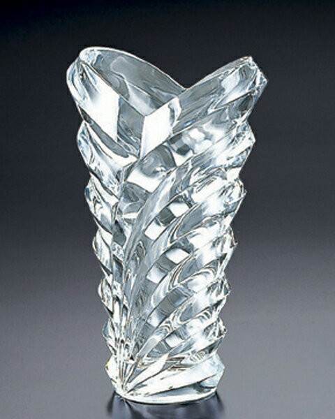 《日本製》ルーチェ　フラワーベース【花瓶】【ガラス かびん】インテリアのポイントに