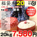 【福袋20】玄米のまま20kgもしくは精米済み白米20kg【...