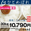 ひとめぼれ　環境こだわり米　玄米　30kgもしくは精米済み白米27kg　