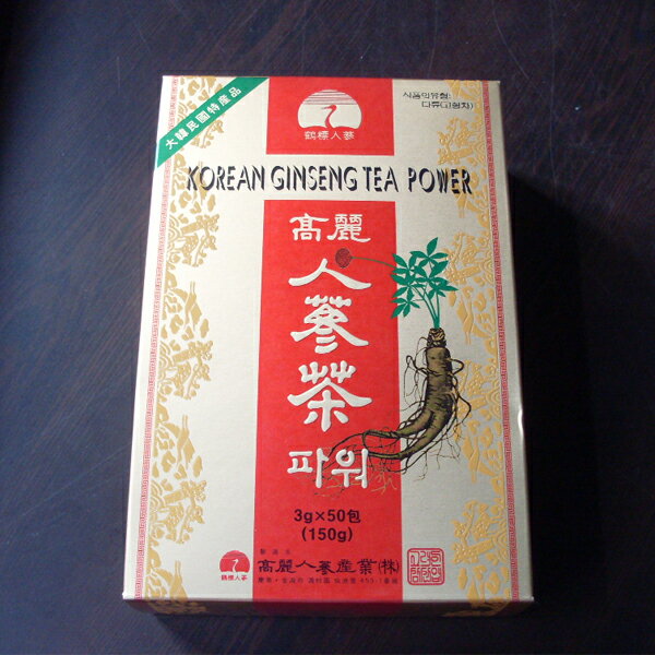 『レビューを書いて定形外送料無料！代引支払対象外』韓国伝統茶！健康維持、滋養強壮に毎日1杯！！高麗人参茶(朝鮮人参茶）（50包）