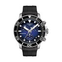 正規品 ティソ腕時計 T120.417.17.041.00/青文字盤/ラバーバンド(クォーツクロノ)/TISSOT SEASTAR 1000 CHRONOGRAPH(メンズ)/メーカー2年保証 TISSOT−T1204171704100【送料無料】【プレゼント対象】