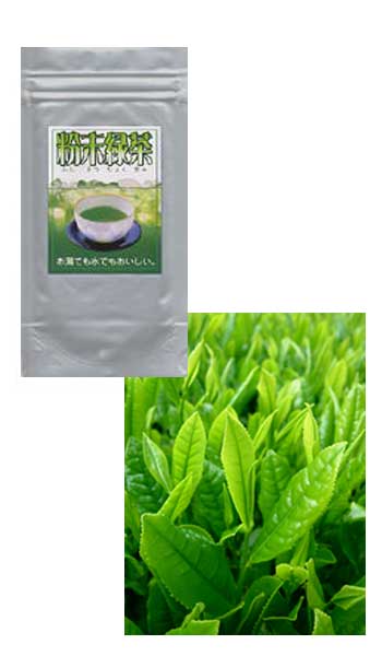 【あさイチで紹介 長生きの秘訣掛川茶】粉末緑茶50g　お茶農家木村園 掛川深蒸し新茶