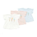 Lily ivory (リリー アイボリー ) 半袖Tシャツ (80〜130cm) 女の子 初夏物 80 90 95 100 110 120 130 キムラタンの子供服