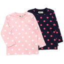 Bobson (ボブソン ) 長袖Tシャツ (80〜130cm) 女の子 春物 80cm 90cm 95cm 100cm 110cm 120cm 130cm キムラタン 子供服 あす楽
