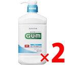 GUM ガム 薬用デンタルリンス 爽快タイプ 960ml ×2本セット(4901616010161)