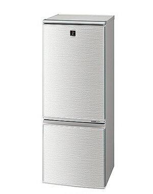 【代引き不可】シャープ 2ドア冷凍冷蔵庫(167L) SJ-PD17W-S　シルバー系 プラズマクラスター【つけかえどっちもドア】一人暮らしタイプSJPD17W【海外販売不可】