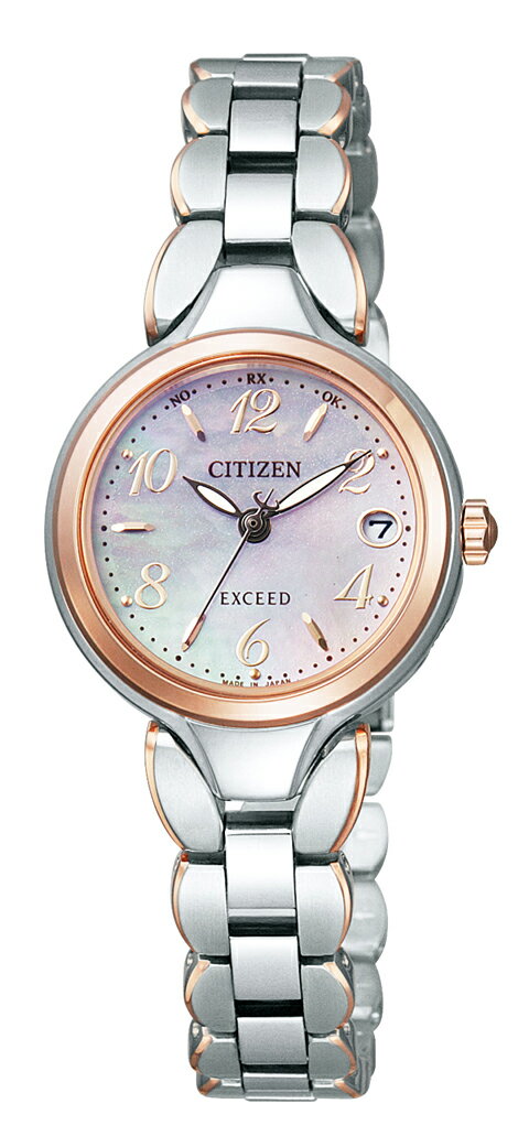 シチズン　CITIZEN　腕時計　EXCEED ES8044-53W　エクシード エコ・ドライブ電波時計 [レディス]※日本国内送料無料【kfc12】【海外販売】　