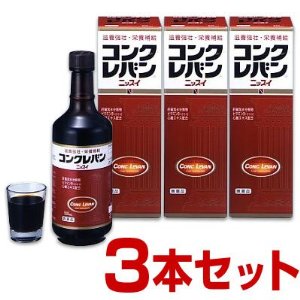 日水製薬●コンクレバン　500mL×3本　【第3類医薬品】疲労・冷え性・貧血に！！