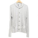 【中古】Engineered Garments ボーダー コットン カットソー ジャケット グレー サイズ:M 【280219】(エンジニアードガーメンツ)