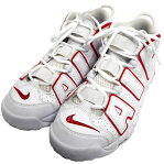 NIKE AIR MORE UPTEMPO 921948-102 ホワイト×レッド サイズ:26.5cm (ナイキ)