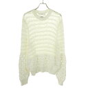 【中古】AKIRA NAKA デザインニット 15SS ホワイト サイズ:38 【231019】(アキラナカ)