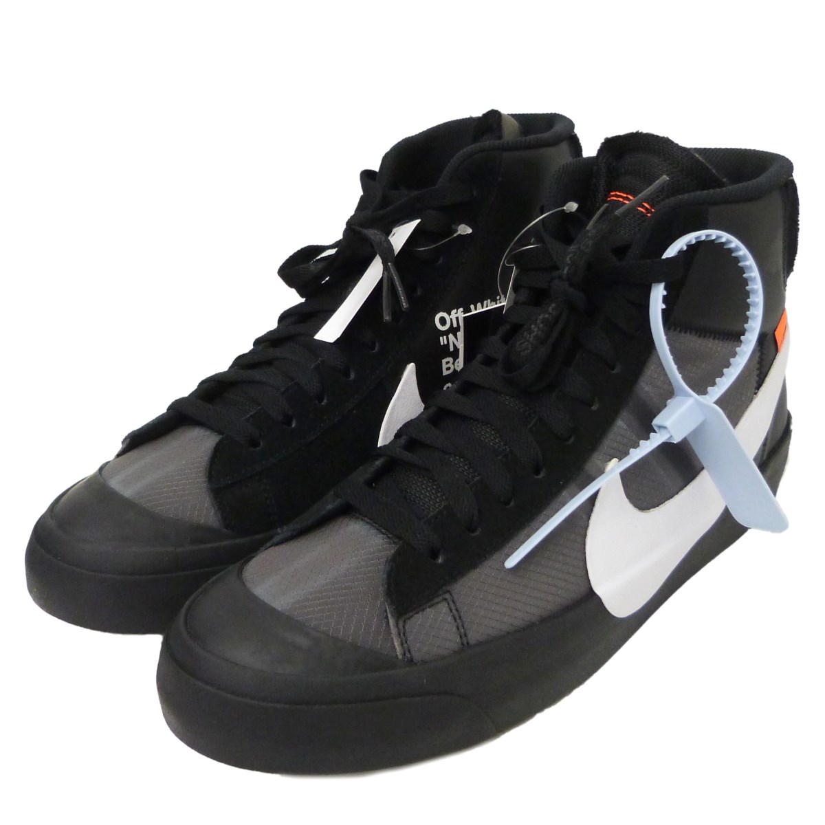   OFFWHITE~NIKE@uTHE 10FBLAZER MIDvXj[J[ ubN TCYF27D5cm  061219  ItzCg~iCL 