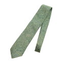 【中古】PENROSE 総柄シルクネクタイ グリーン 【080121】(ペンローズ)