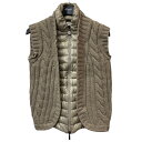   MONCLER@uMAGLIONE TRICOT GILETv  ExXg x[W TCYFS  091022  N[ 