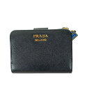 【中古】PRADA　二つ折り財布 1ML018 ブラック サイズ：- 【310123】（プラダ）