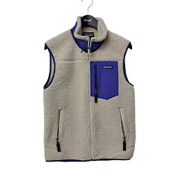 【中古】<strong>patagonia</strong>16AW M’s Classic Retoro-X Vest <strong>クラシック</strong><strong>レトロX</strong> フリース<strong>ベスト</strong> アイボリー×ブルー サイズ：XS【価格見直し】