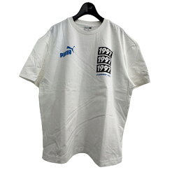 【中古】PUMA×atomos×YouthLoser　プリントTシャツ ホワイト サイズ：M 【060424】（<strong>プーマ</strong> <strong>アトモス</strong> ユースルーザー）