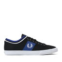 FRED PERRY UNDERSPIN TIPPED CUFF TWILL(BLACK/WHITE)(フレッド ペリー アンダースピン ティップド カフ ツイル)【メンズ】【レディース】【スニーカー】【20SP-I】