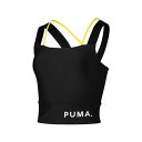 PUMA CHASE CROP TOP(PUMA BLACK)(プーマ チェース クロップ トップ)【レディース】【タンクトップ】【19SP-I】