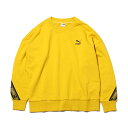 PUMA CLASSICS TAPE CREWSWEAT(SULPHUR)(プーマ クラシックス テープ クルースウェット)【レディース】【スウェット】【19FA-I】