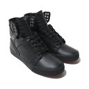 SUPRA SKYTOP CLASSICS(BLACK/BLACK-RED)(スープラ スカイトップ クラシックス)【ユニセックス】【スケートボード】【ダンス】【ストリート】【スニーカー】【sale0123】【20】【17Q3-I】