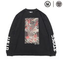 UBIQ “IREZUMI” LS T-SHIRT(Koi) Designed by MATSUO(BLACK)(イレズミ ロングスリーブ ティシャツ コイ デザインド バイ マツオ)【メンズ】【長袖】【18SP-I】