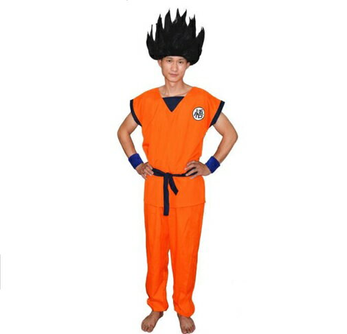 【クーポン最大600円OFF!】あす楽!!【送料無料】コスチューム　ドラゴンボール　悟　成人L 165-180 悟 仮装 ハロウィン イベント コスプレ 悟空 大人用 大人 成人