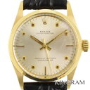 ロレックス ROLEX オイスターパーペチュアルボーイズ Ref.6548 YG×レザー my