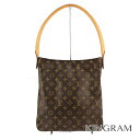 ルイ・ヴィトン LOUIS VUITTON モノグラム ルーピングGM ショルダーバッグ M51145 PVC ハンドバッグ rsn【中古】