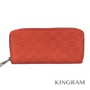 ルイ・ヴィトン LOUIS VUITTON ダミエ アンフィニ ジッピーウォレット ヴェルティカル ラウンドファスナー 長財布 N63550 フュージョン(レッド系) レザー メンズ財布 rkd【中古】