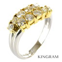 ジュエリーマキ JEWELRY MAKI リング Pt850 K18 ダイヤモンド 1.03ct クリーニング済み 11号 ko【中古】